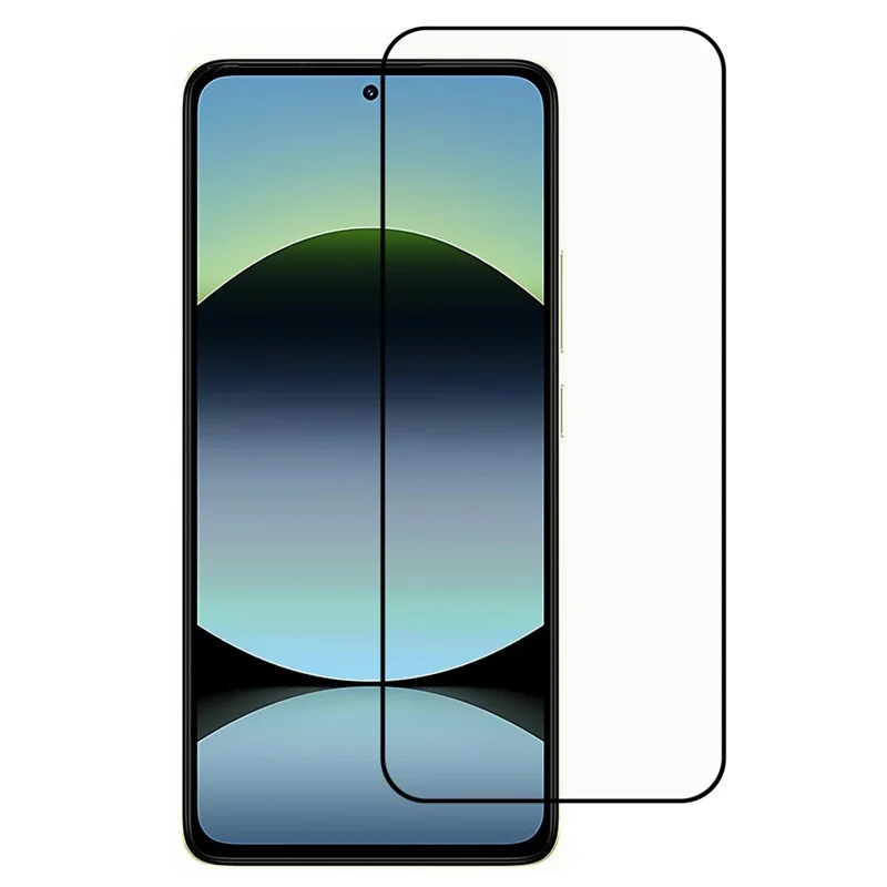 For Xiaomi Redmi Note 14 4G (164.84mm) Screen Protector Silk Printing Full Glue Tempered Glass Screen Film