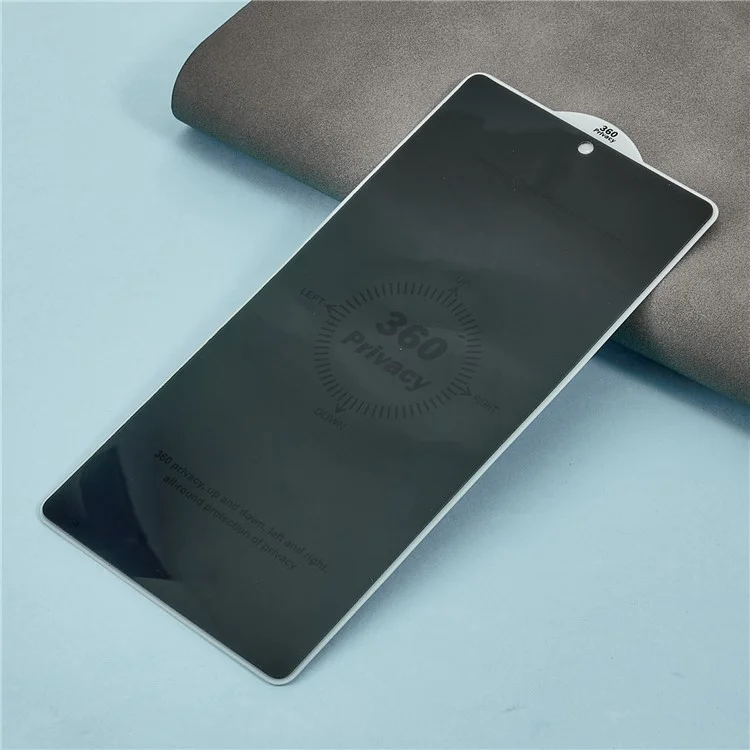 Für Samsung Galaxy S24 Ultra Datenschutz Displayschutz 360° Anti-Spionage Ultra Dünn PET Folie (Fingerabdruck Entsperrung)