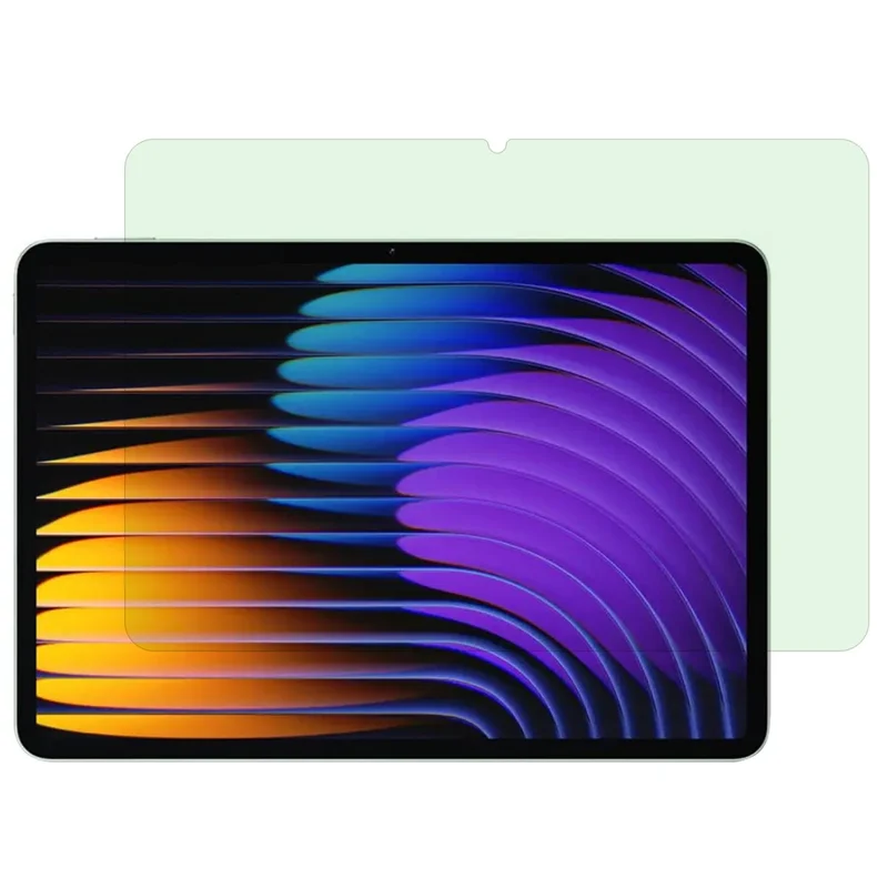 For Xiaomi Pad 7 Pro  /  Pad 7 Screen Protector Anti-Green-Ray Eye Protection 0.3mm Arc Edge Tempered Glass Tablet Film