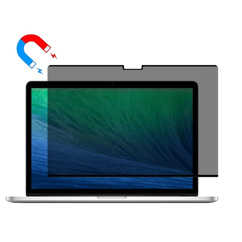 Protector de pantalla Paperlike para MacBook Pro de 15 pulgadas con pantalla Retina (2012) A1398 / Pro de 15 pulgadas (2009) A1286 Película mate de PET magnética antiespía