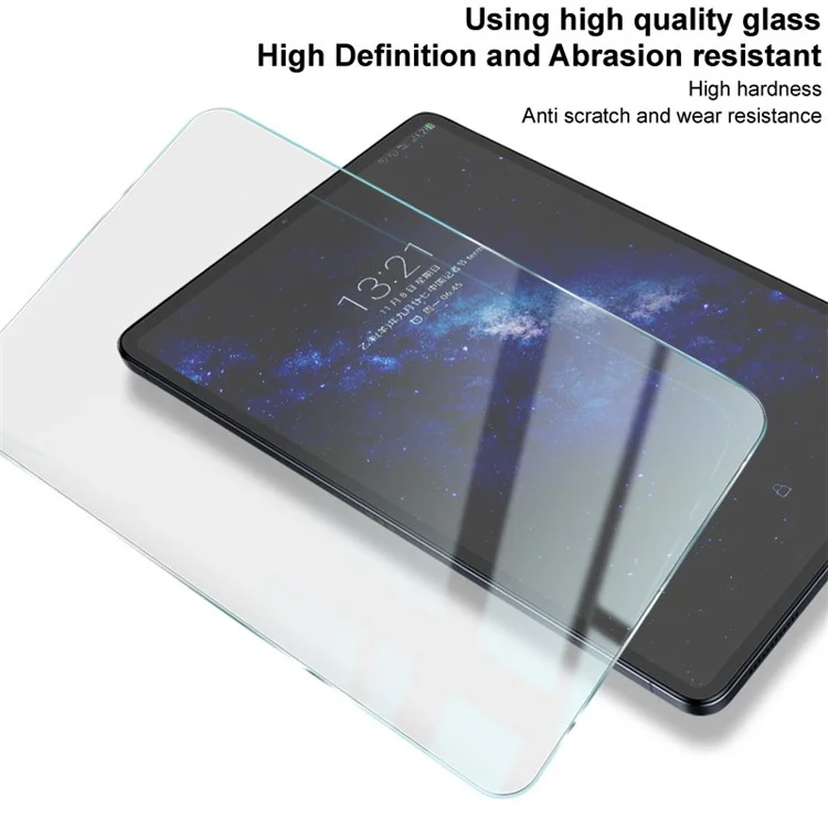 IMAK H Serie Displayschutzfolie aus Hartglas für iPad (2025) / 10,9 (2022) – Splittergeschützte Schutzfolie