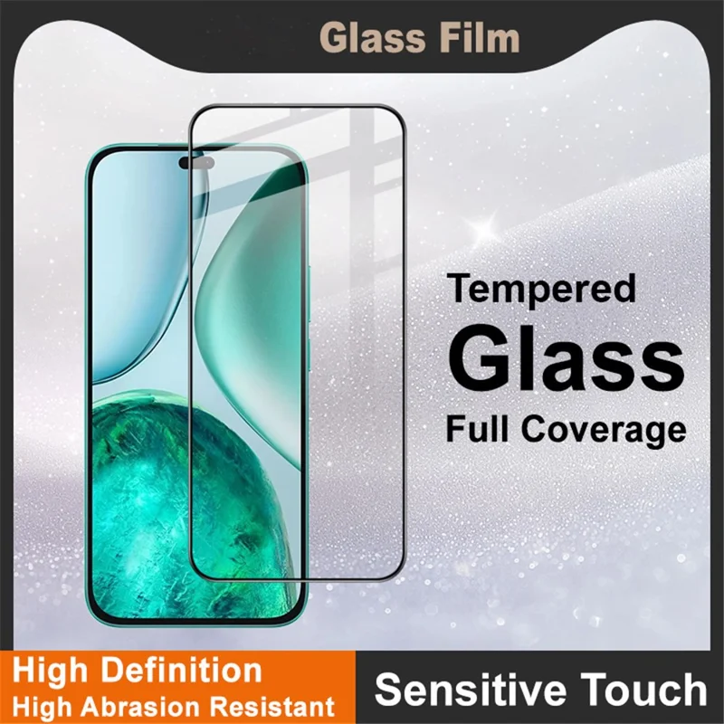 IMAK سلسلة Pro+ لجهاز Honor X8c 4G واقي شاشة من الزجاج المقوى، فيلم واقي يغطي الشاشة بالكامل ويتميز باستجابة لمس حساسة