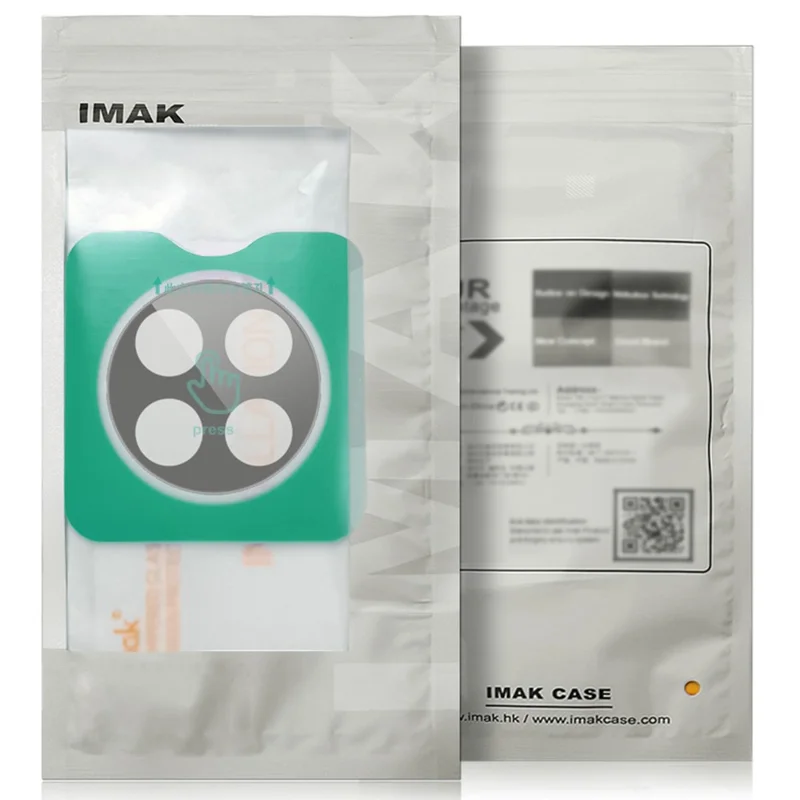 IMAK For Xiaomi 15 Ultra Tempered Glass Camera Lens Protector with Self Positioning Frame (Black Version) (Only for Single-Color Phone Devices)