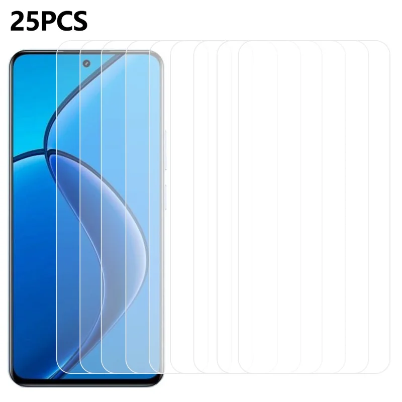 25Pcs For Realme 13 4G Tempered Glass High Definition Screen Protector Film