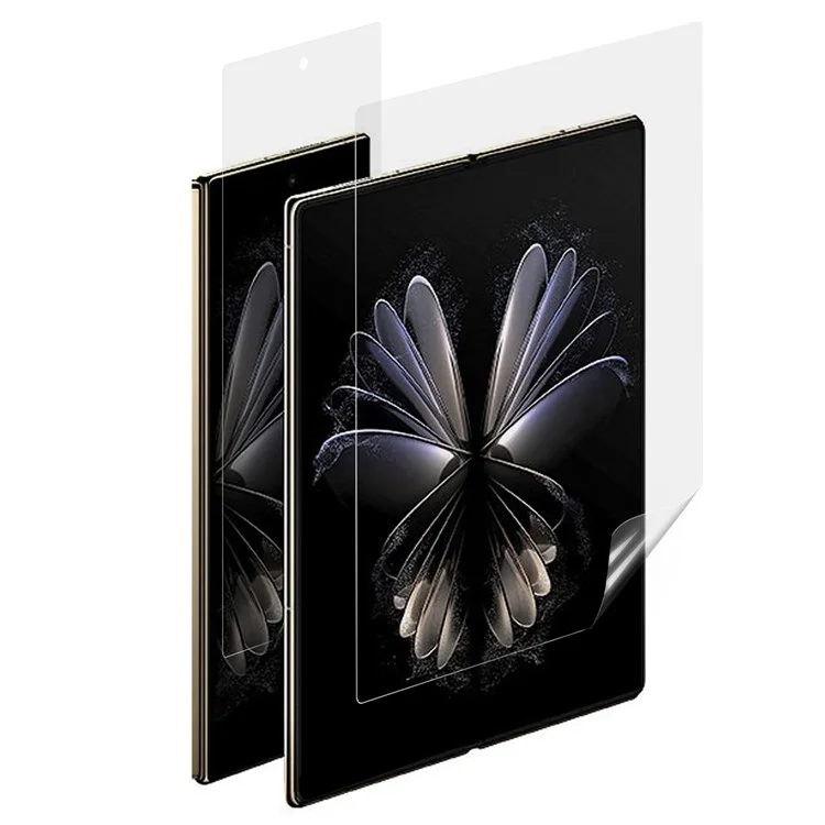1Set Front and Back Film for Xiaomi Mix Fold 2 5G, Soft TPU+PET High Definition Anti-Scratch Screen Protector