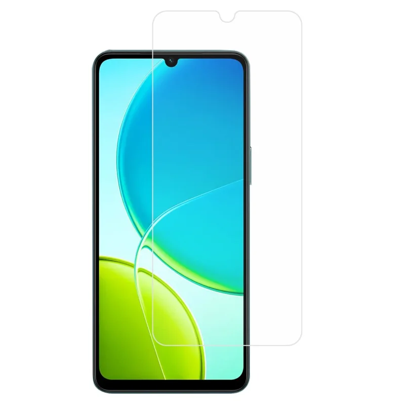 For vivo Y04 4G Screen Protector High Aluminium Silicon Glass Film 2.5D Arc Edge