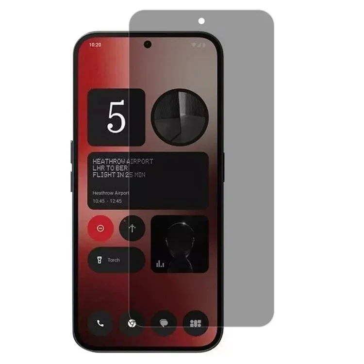 Защитная пленка для Nothing Phone (3a) с антишпионским покрытием из высокопрочного алюмосиликатного стекла