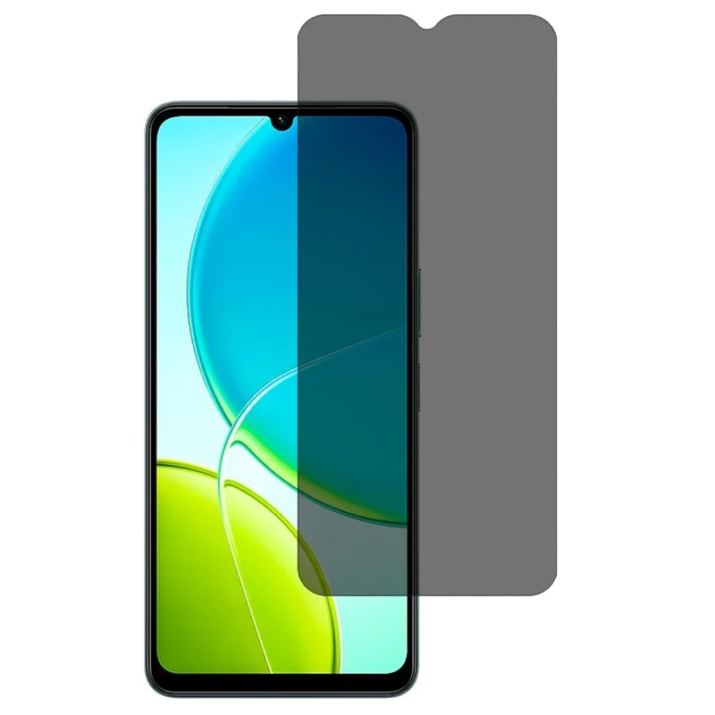 For vivo Y04 4G Anti Spy Screen Protector High Aluminium-Silicon Glass Film
