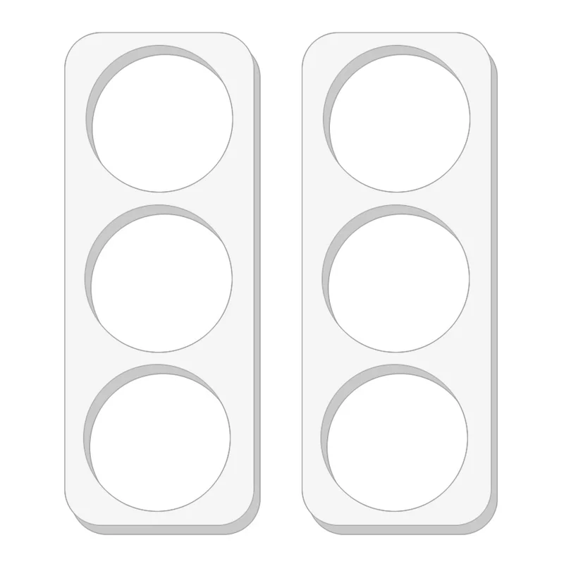 2Pcs For Realme P3x 5G Camera Lens Protector 3D Arc Edge Anti-Scratch Tempered Glass Lens Film