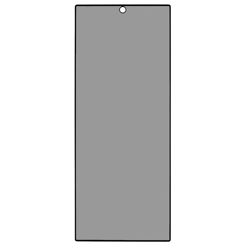 For Samsung Galaxy Z Fold7 5G Privacy Screen Protector Silk Printing Full Glue Tempered Glass Film (Outer Screen)