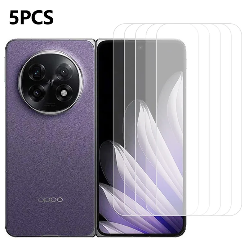 5Pcs For Oppo Find N5 5G Front Screen Protector 0.3mm 2.5D Tempered Glass Clear Film
