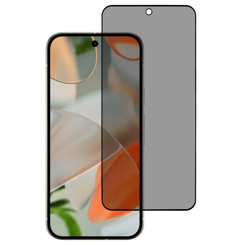 For Google Pixel 10 Pro XL Anti-Peep Full Covering Screen Protector Silk Printing Tempered Glass Film