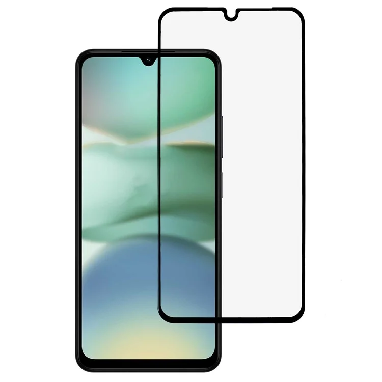 For Xiaomi Redmi A5 4G (171.7mm) / Poco C71 4G Screen Protector Silk Printing Full Glue Tempered Glass Screen Film