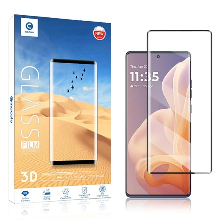 MOCOLO For Motorola Moto G85 5G Screen Protector 3D Curved Tempered Glass Film