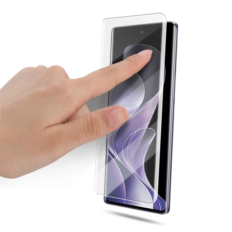 MOCOLO For vivo V40 Pro 5G Protector Tempered Glass UV Liquid Film 3D Curved Full Coverage