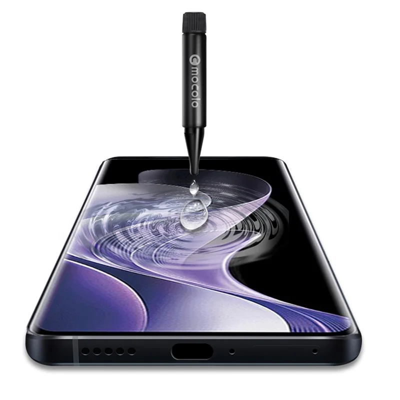 MOCOLO For vivo V40 Pro 5G Protector Tempered Glass UV Liquid Film 3D Curved Full Coverage