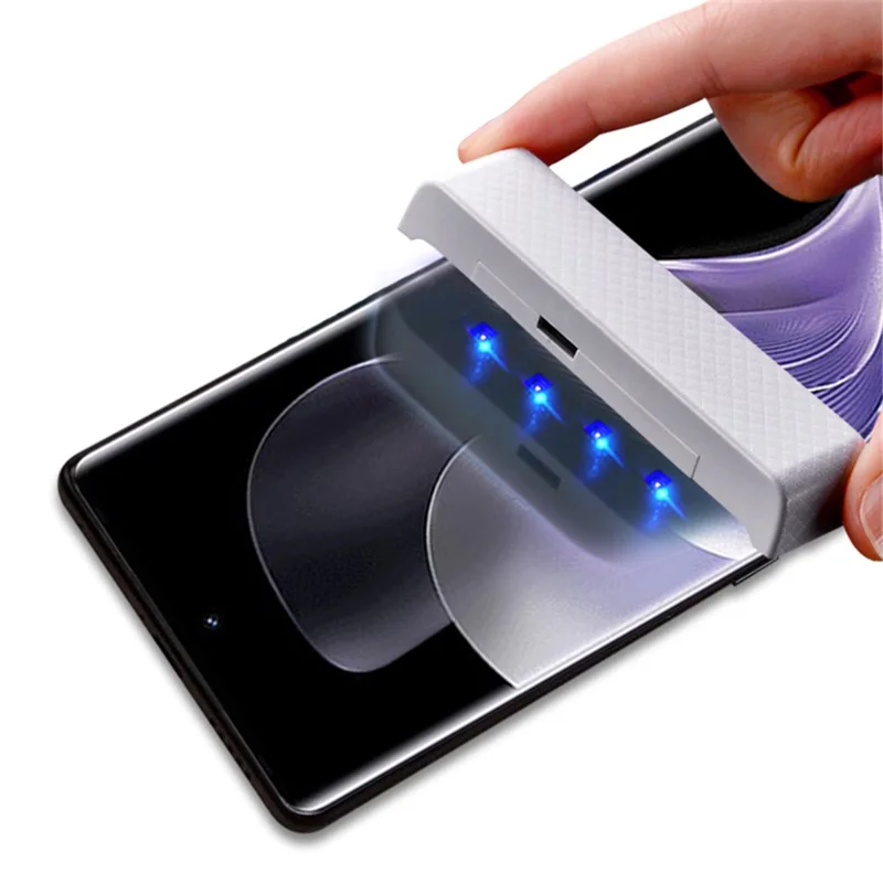 MOCOLO For vivo V40 Pro 5G Protector Tempered Glass UV Liquid Film 3D Curved Full Coverage