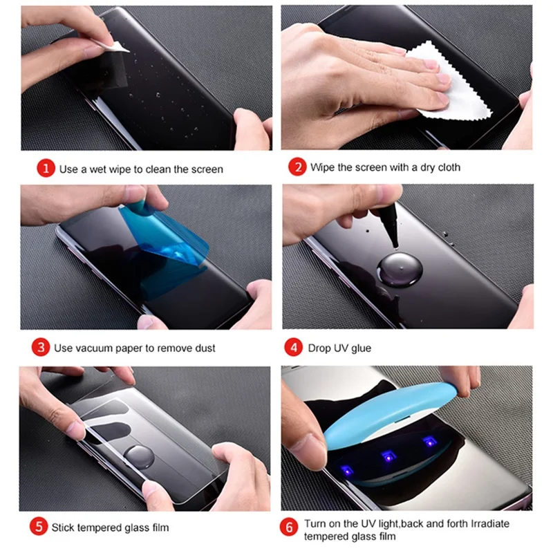 MOCOLO For vivo V40 Pro 5G Protector Tempered Glass UV Liquid Film 3D Curved Full Coverage