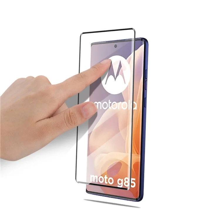 AMORUS For Motorola Moto G85 5G Screen Protector 3D Curved Tempered Glass Film