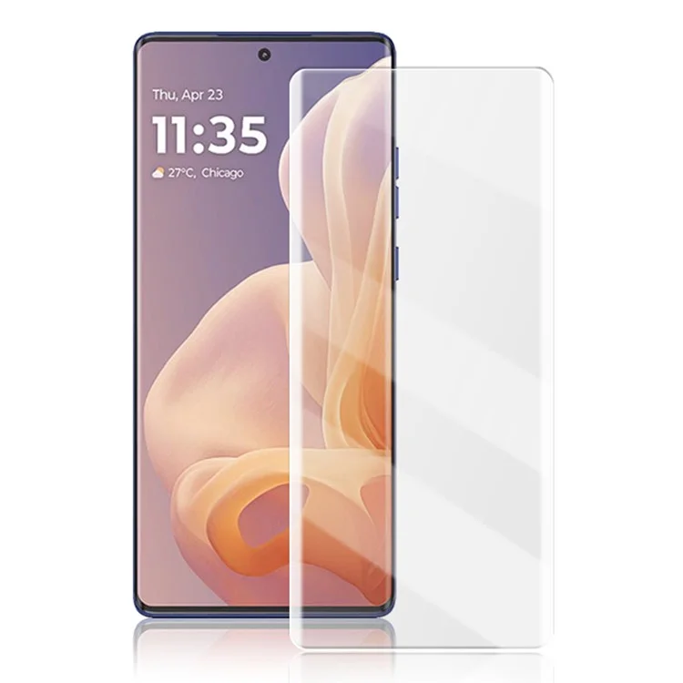 AMORUS Para Motorola Moto G85 5G Protector de Pantalla de Vidrio Templado con Líquido UV