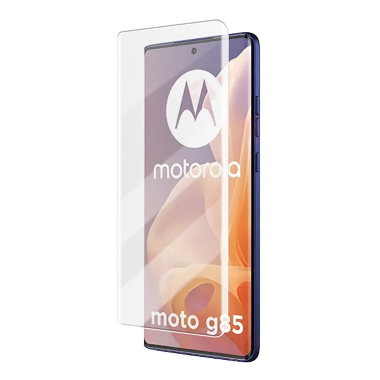 AMORUS Para Motorola Moto G85 5G Protector de Pantalla de Vidrio Templado con Líquido UV