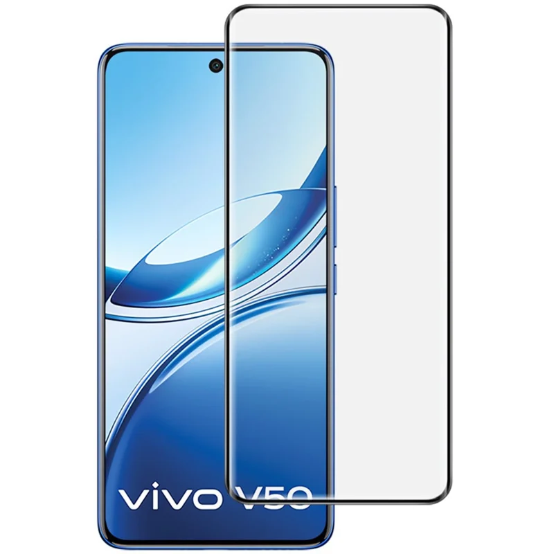 IMAK For vivo V50e 5G / V50 5G Screen Protector Full Glue 3D Curved Tempered Glass Film with Positioning Frame