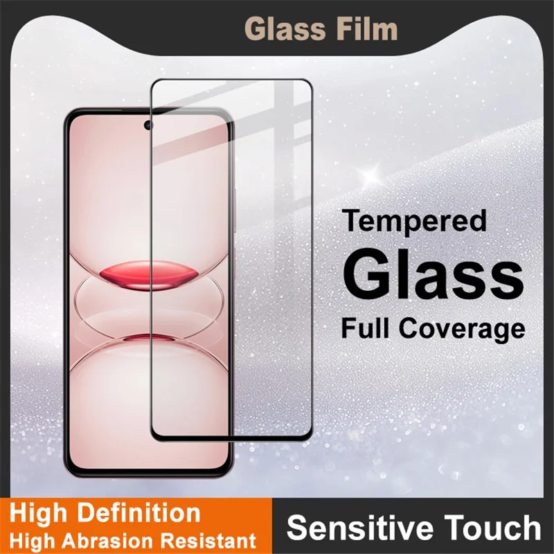 IMAK Pro+ Series For Realme C75x Tempered Glass Full Screen Protector Sensitive Touch Film
