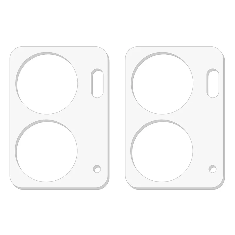 2Pcs For Realme P3 5G Camera Lens Protector 3D Arc Edge Anti-Scratch Tempered Glass Lens Film