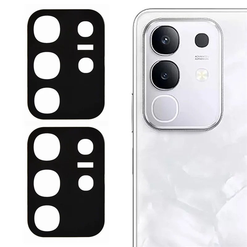 2Pcs For vivo Y29 4G / T4x 5G / Y300t 5G / iQOO Z10x 5G Lens Protector Silk Printing Lens Film 3D Arc Edge