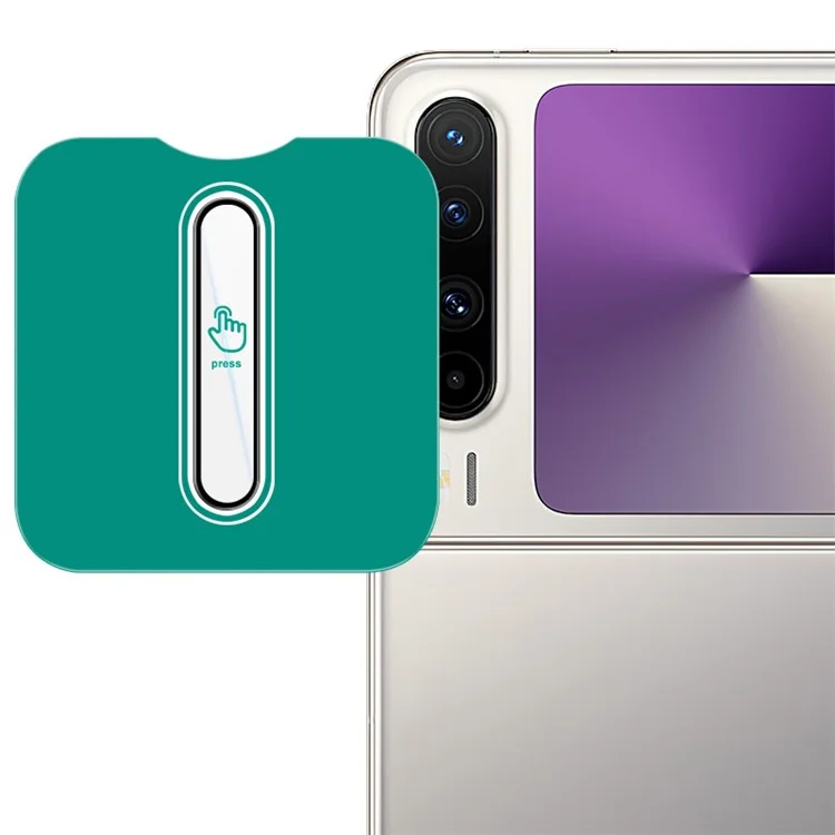 IMAK For Huawei Pura X Camera Lens Protector Tempered Glass Lens Film with Self Positioning Frame