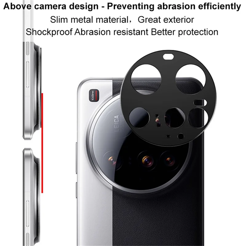 IMAK voor Xiaomi 15 Ultra Metalen Cameraobjectiefbeschermer Lensbeschermer