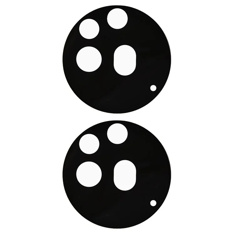 2 Peças de Película de Vidro Temperado para Lente de Câmera do Nothing Phone (3a) Pro, Borda Curvada 2.5D, Impressão Suave, Protetor de Lente Traseira
