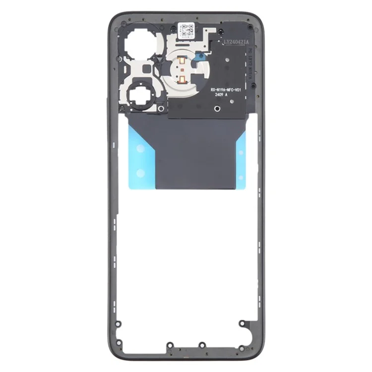Per Xiaomi Redmi Note 13R 5G OEM Piastra Centrale Cornice Ricambio (Senza Logo) - Nero