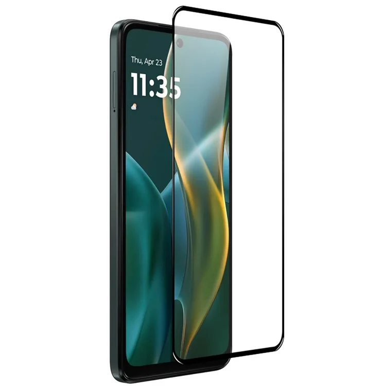 NORTHJO A+ Displayschutz für Motorola Moto G Play (2025) 5G, Hochleistungs-Aluminium-Silizium-Folie 0,3mm 2,5D - Schwarz