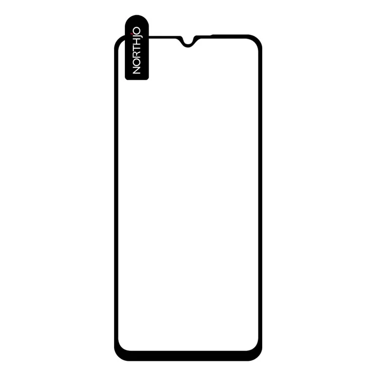 NORTHJO A+ For Xiaomi Redmi A5 4G (171.7mm) / Poco C71 4G Screen Protector High Aluminum-Silicon Film 0.3mm 2.5D - Black