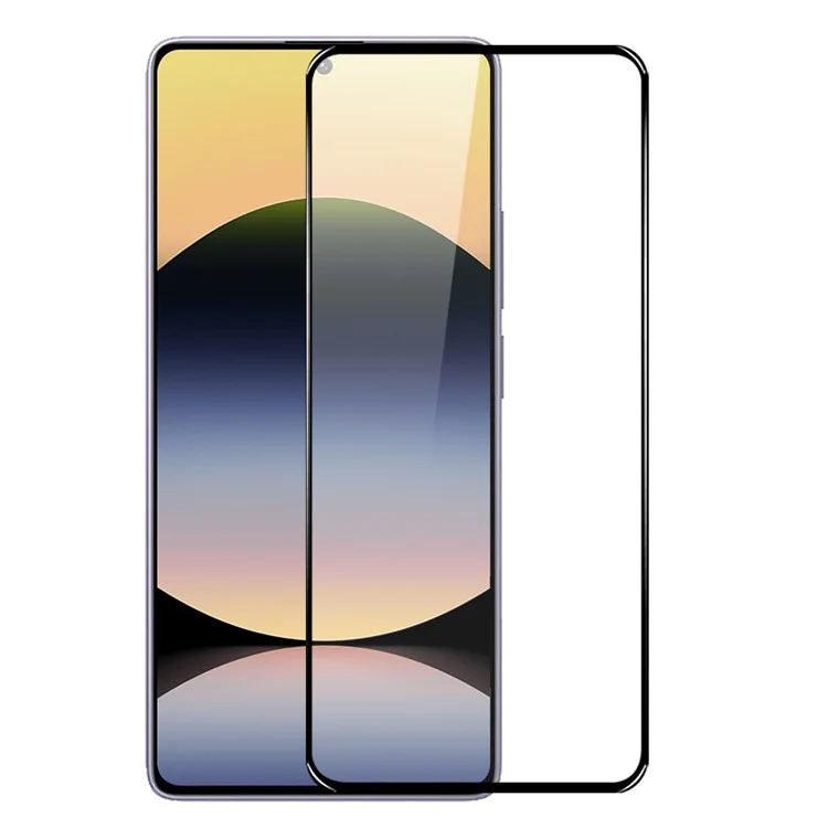 NORTHJO A+ Per Xiaomi Redmi Note 14S 4G Pellicola Proteggi Schermo in Alluminio-Silicio 0,3mm 2,5D - Nero