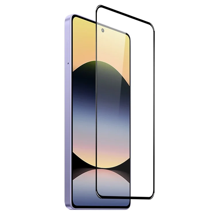 NORTHJO A+ Per Xiaomi Redmi Note 14S 4G Pellicola Proteggi Schermo in Alluminio-Silicio 0,3mm 2,5D - Nero