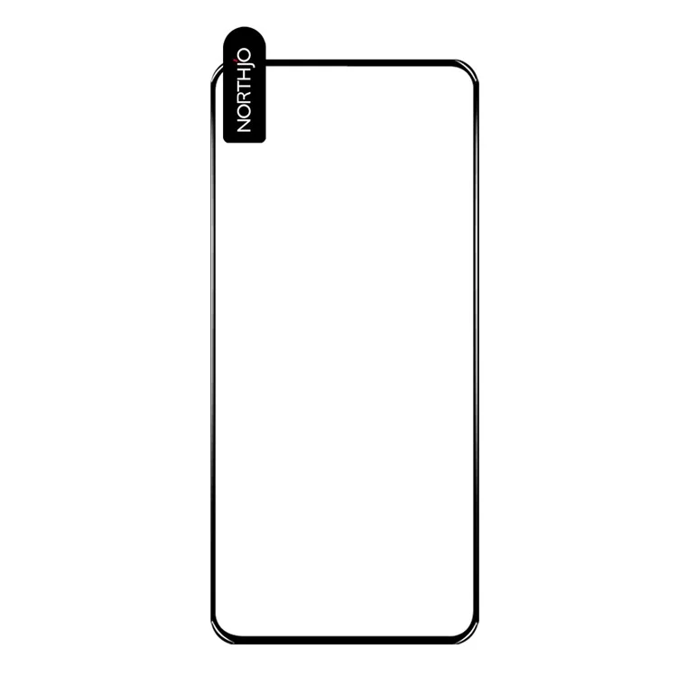 NORTHJO A+ Per Xiaomi Redmi Note 14S 4G Pellicola Proteggi Schermo in Alluminio-Silicio 0,3mm 2,5D - Nero