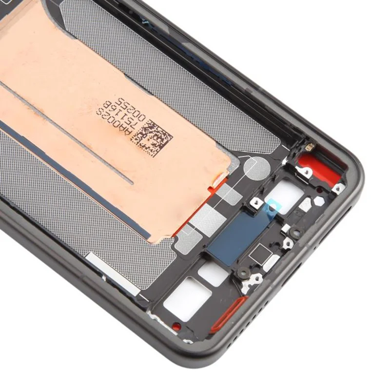 For Xiaomi 15 Pro Middle Plate Frame (A-Side) Repair Part (Without Logo) - Black