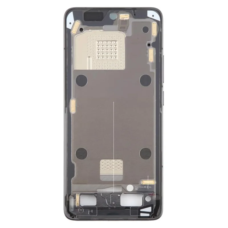 For Xiaomi Redmi K80 5G Middle Plate Frame (A-Side) Repair Part (Without Logo) - Black