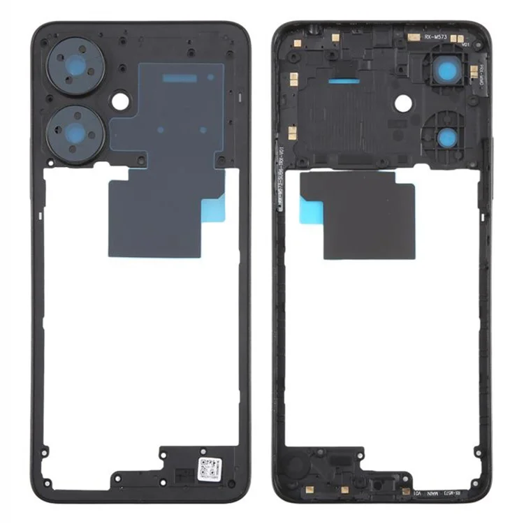 Per Xiaomi Redmi 13C 5G OEM Piastra centrale Telaio (Senza logo) - Nero