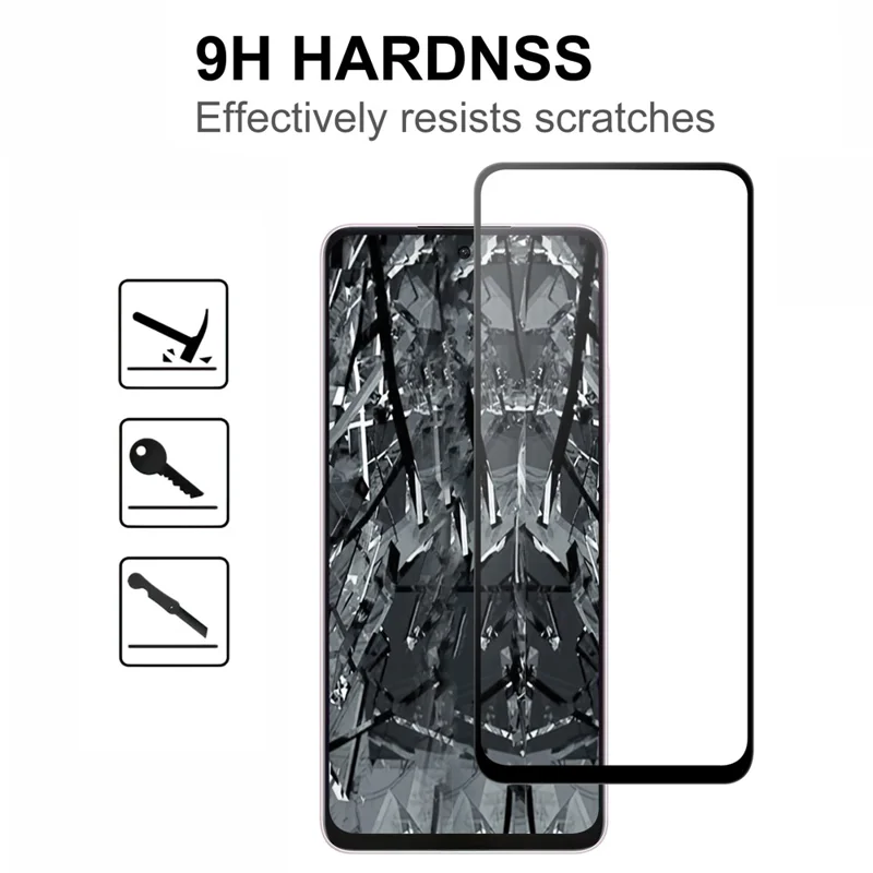 For Oppo A5 Pro 4G (Global) / 5G (Global) / A5 Energy 5G (China) AGC Tempered Glass with Black Edge Full Glue Full Coverage Screen Protector