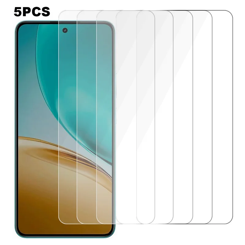 5Pcs For Realme 14T 5G Front Screen Protector 0.3mm 2.5D Tempered Glass Clear Film