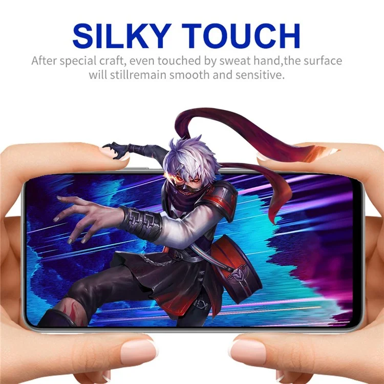 RURIHAI Pour Oppo A5 Édition Vitality Protection d'écran 0,26 mm 2,5D Verre Haute Aluminium Silicone