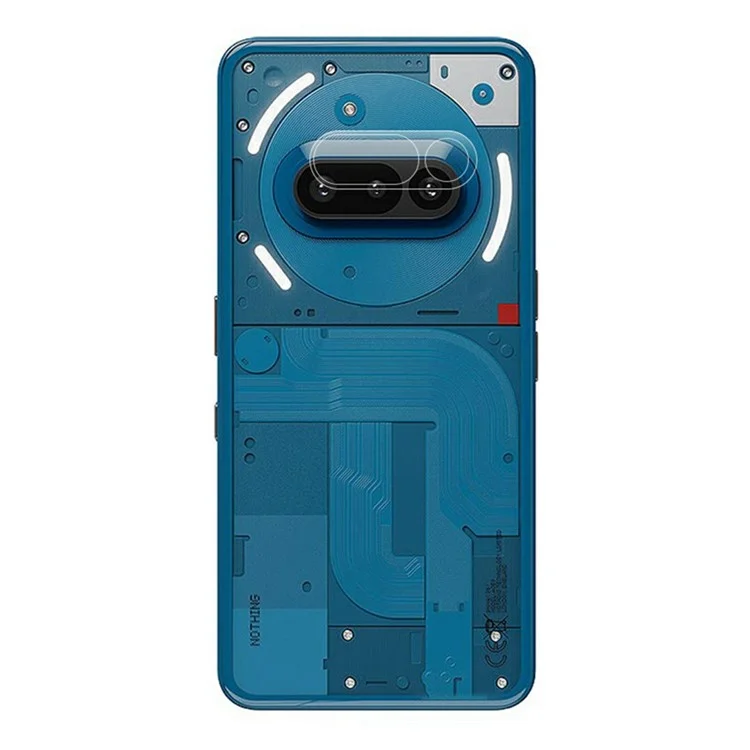 RURIHAI For Nothing Phone (3a) Camera Lens Protector 3D Clear High Aluminum-Silicon Glass Lens Film