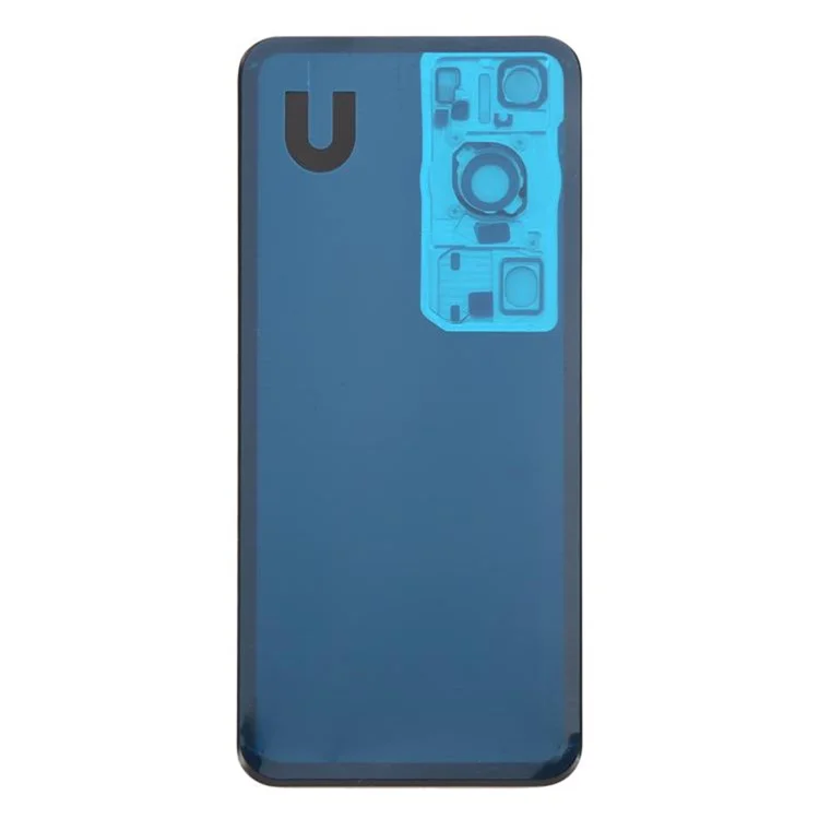 Tapa trasera de batería para Huawei P60 / P60 Pro con anillo de lente de cámara, pieza de repuesto (sin logotipo) - Blanco