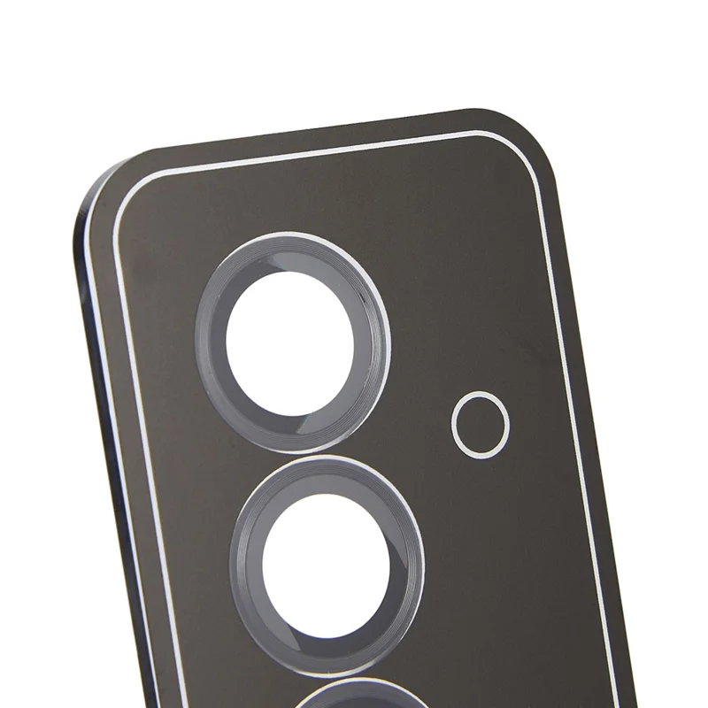 For Samsung Galaxy S25 Camera Lens Protector AR High Transparency Metal Ring Tempered Glass Lens Film - Black