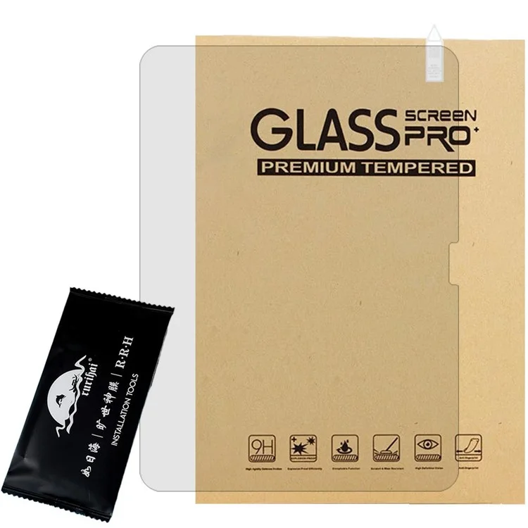 RURIHAI Für iPad Air 13 (2025) / (2024) Displayschutz 0,18mm 2,5D AR Klar Hochwertige Aluminium-Silizium Glasfolie