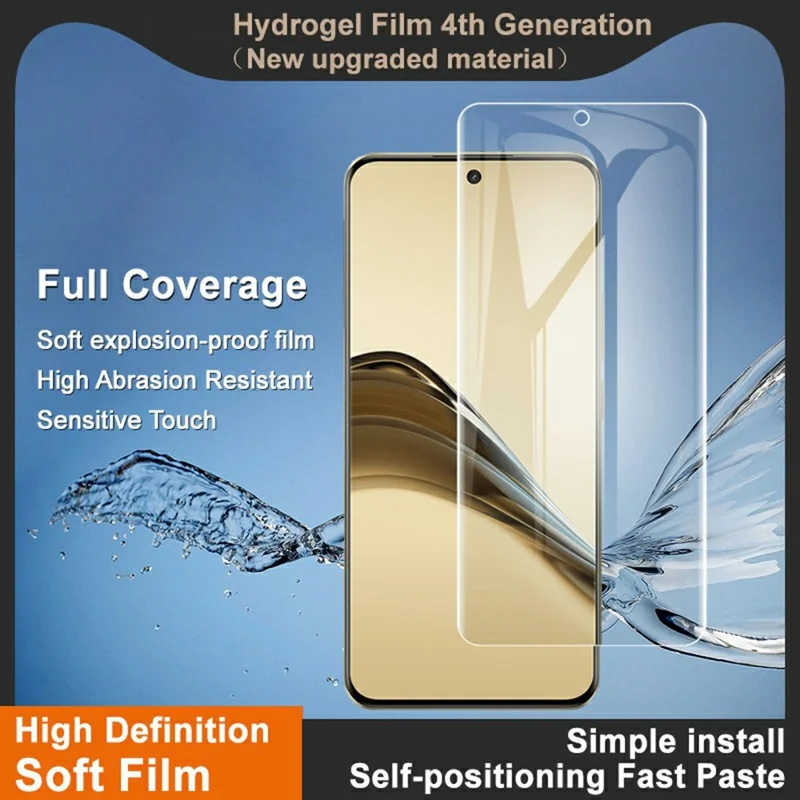 IMAK Hydrogel Film 4th Gen for Realme 14 Pro Lite 5G Full Screen Protector Ultra Clear Soft TPU Film