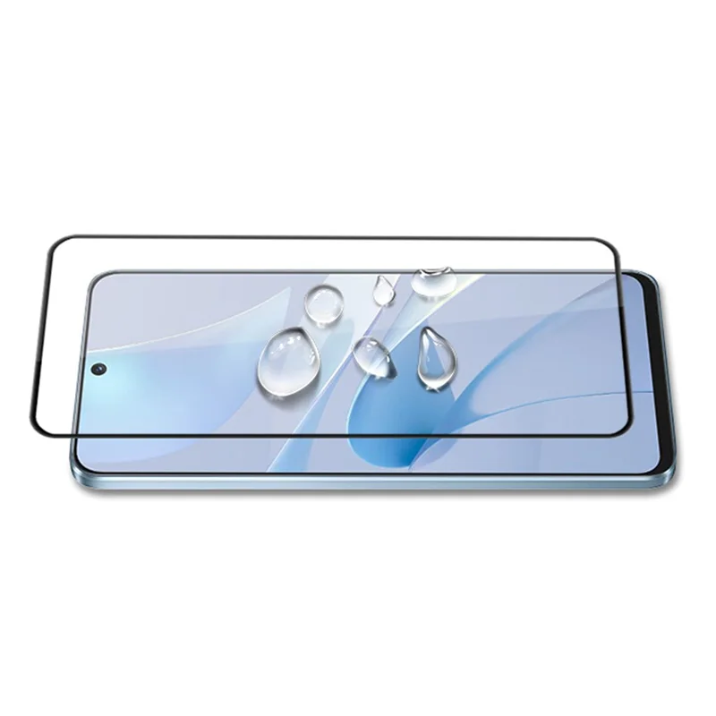MOCOLO For Huawei nova 13i 4G / 12i 4G Screen Protector Anti-Shatter Silk Printing Tempered Glass Film - Black
